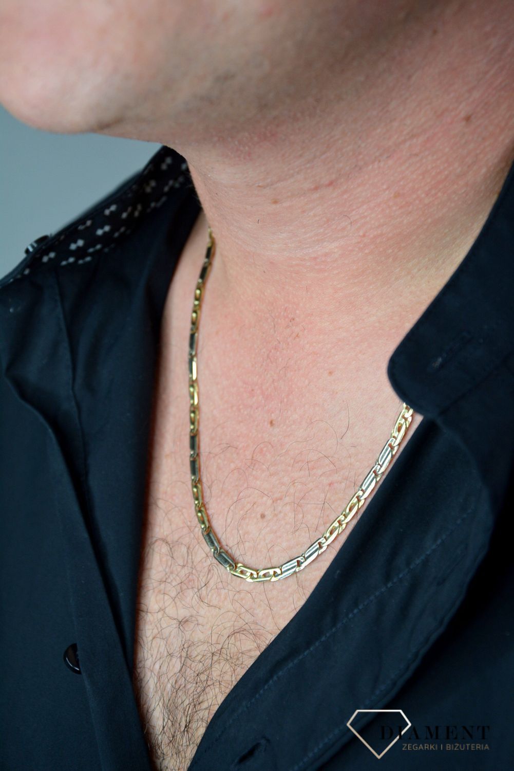 Złoty łańcuszek 585 żółte złoto 4 mm DIA-LAN-1198-585 4mm.jpg